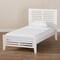 Baxton Studio Sedona Modern White-Finished Wood Twin Platform Bed 143-7875 - alternate 5